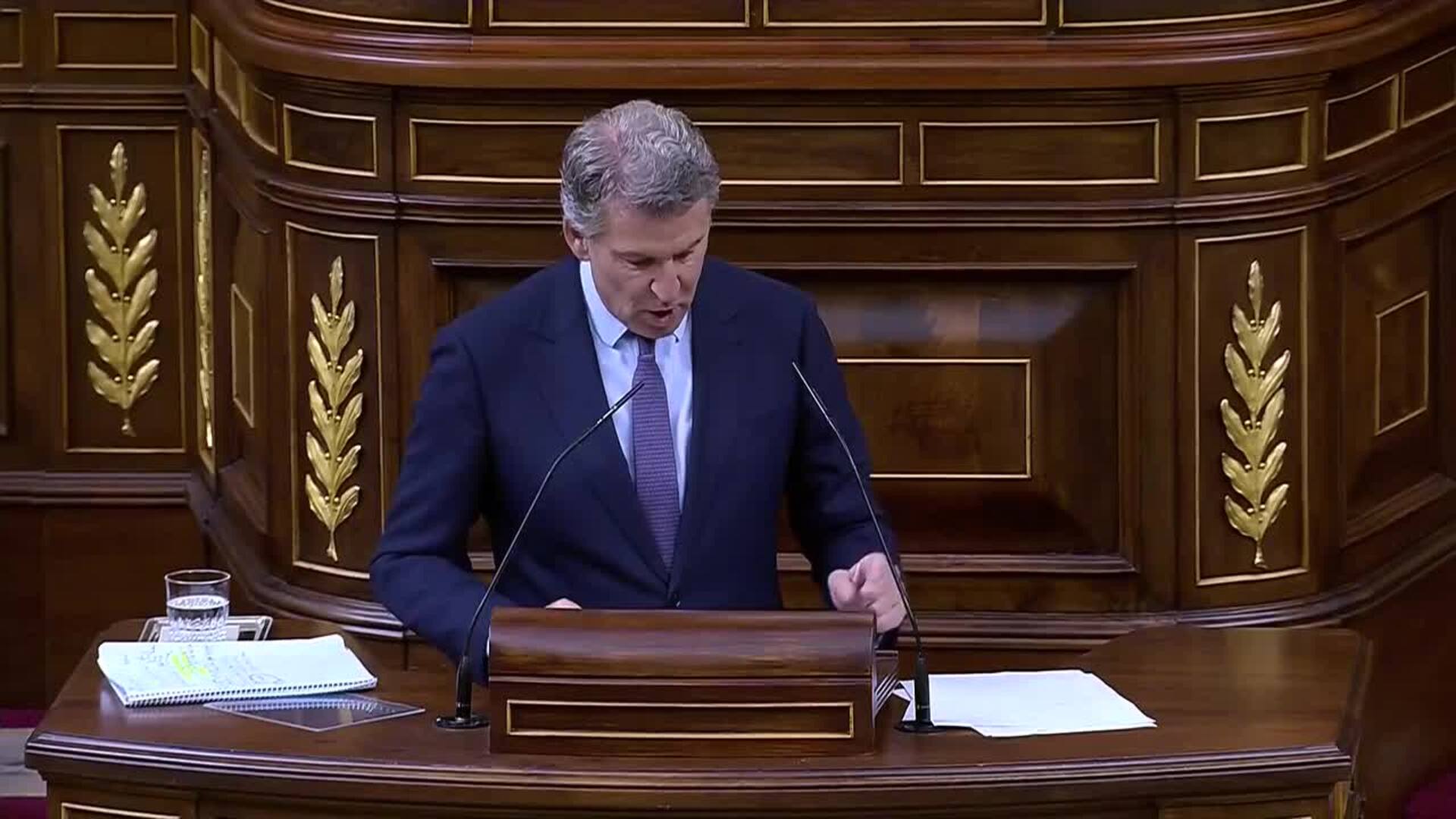 Feijóo denuncia la "obsesión" de Sánchez con Ayuso