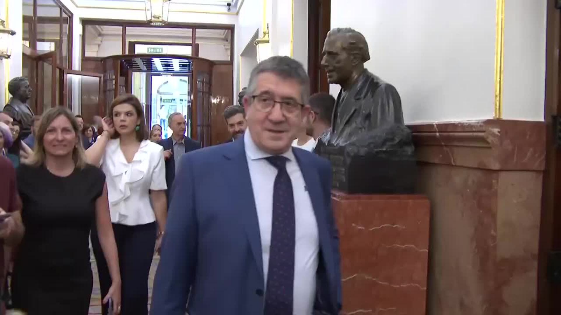 Patxi López a González sobre dimitir o elecciones: "Que lo hubiera hecho él cuando le tocaba"