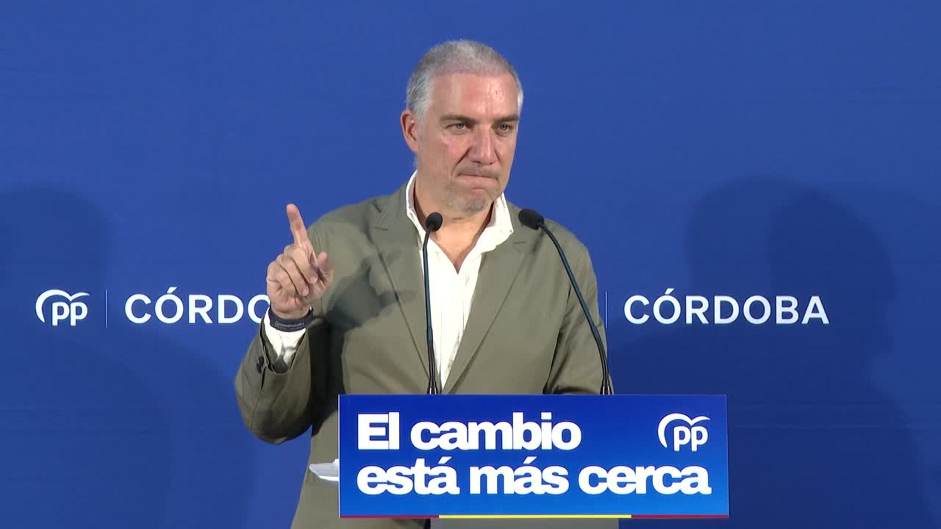 Bendodo pide a Sánchez que "cumpla" el mandato del Congreso y convoque elecciones