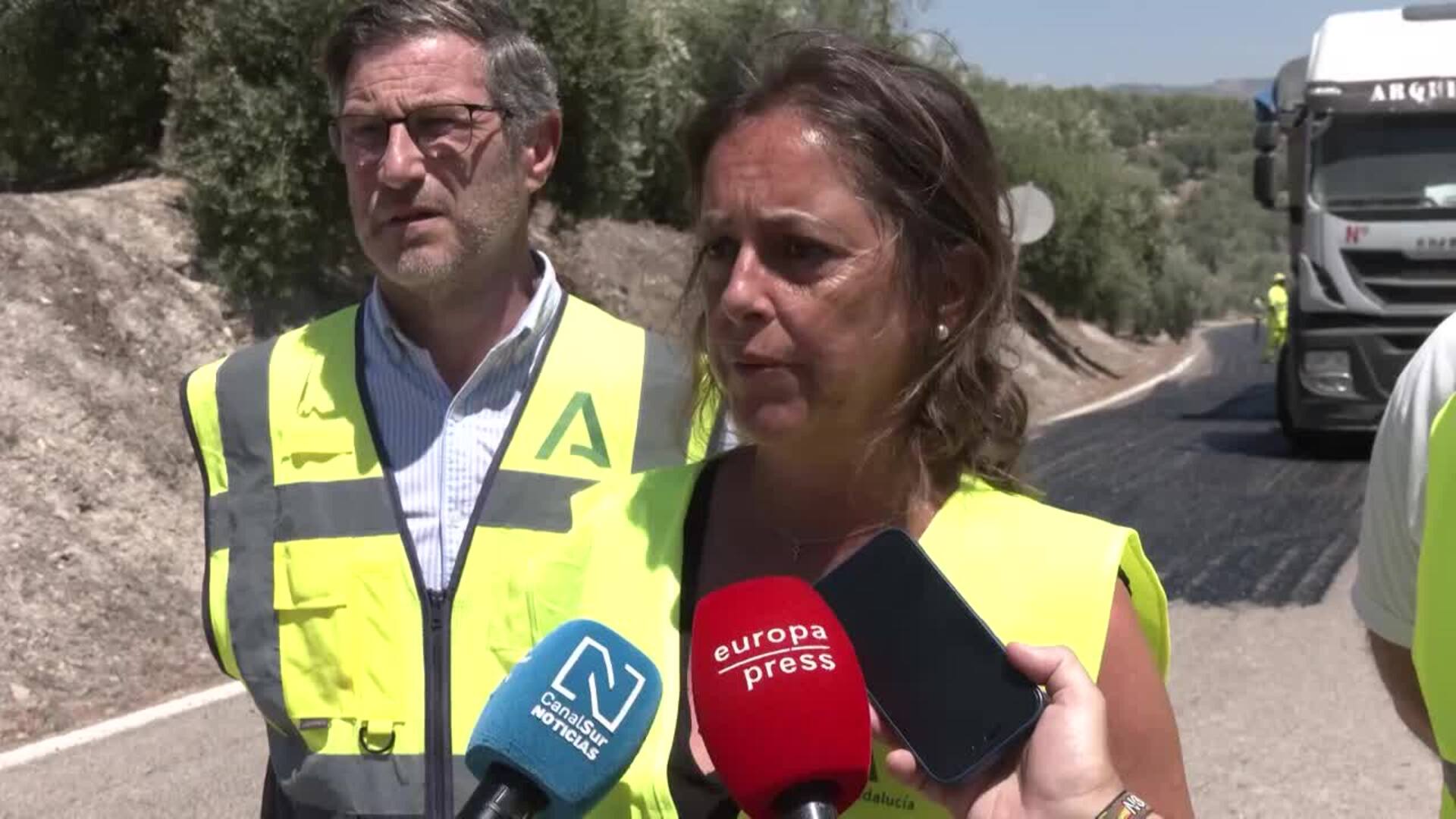 La Junta destina un millón de euros a mejorar la carretera A-6104 entre La Loma y Sierra Mágina