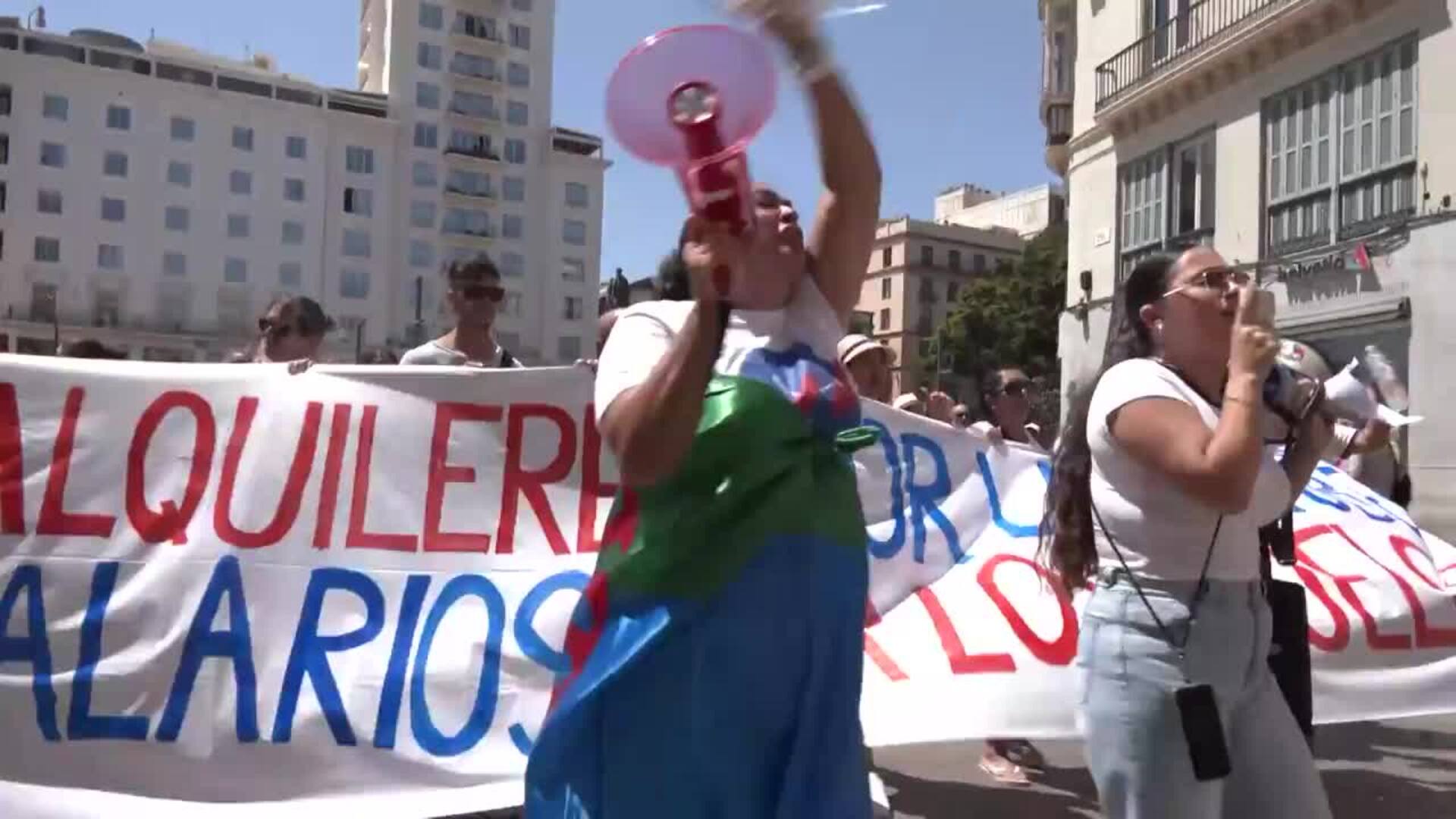 Málaga sale a la calle por viviendas dignas y asequibles según los salarios actuales