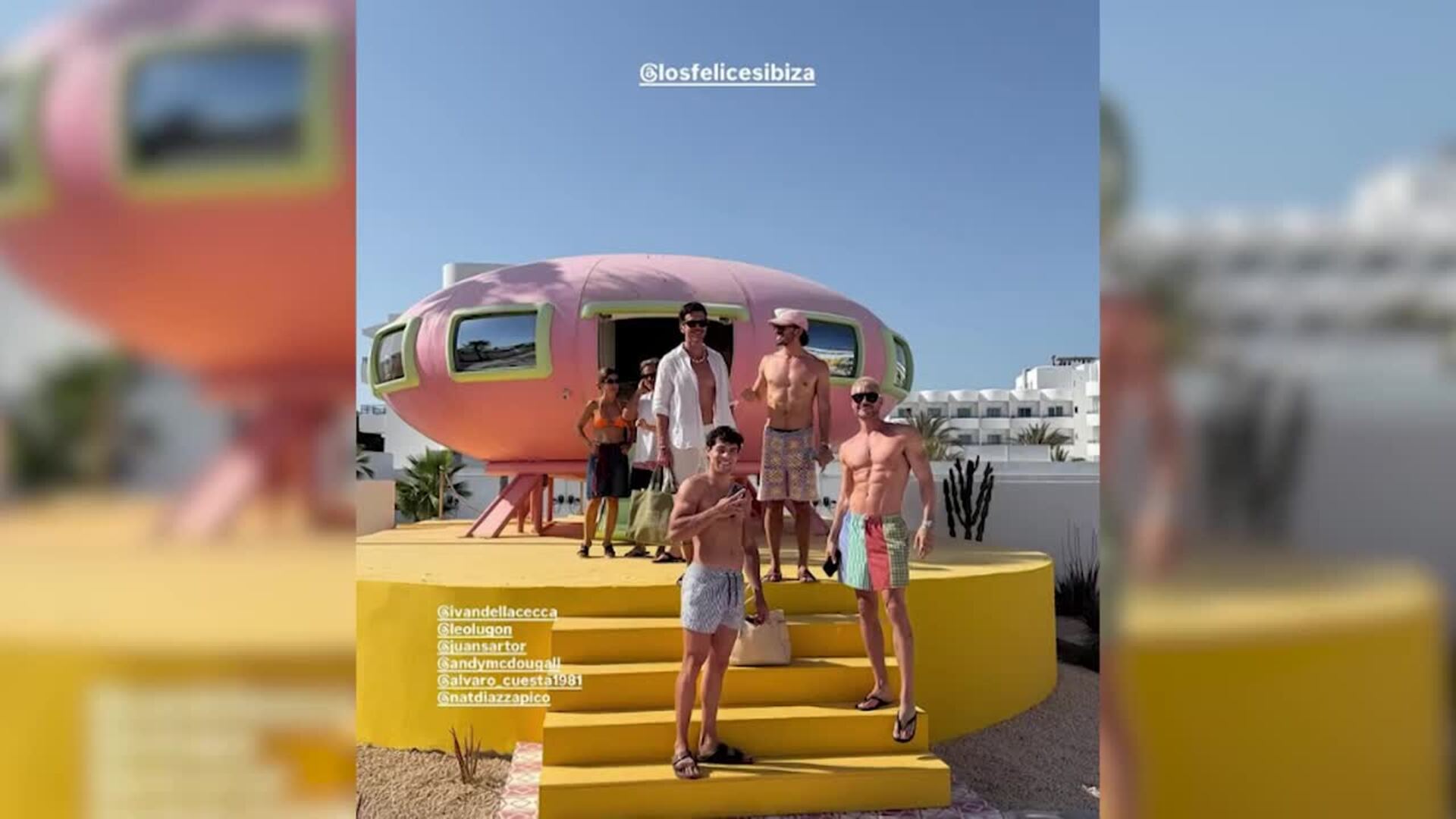 Pelayo Díaz celebra su 40 cumpleaños en Ibiza