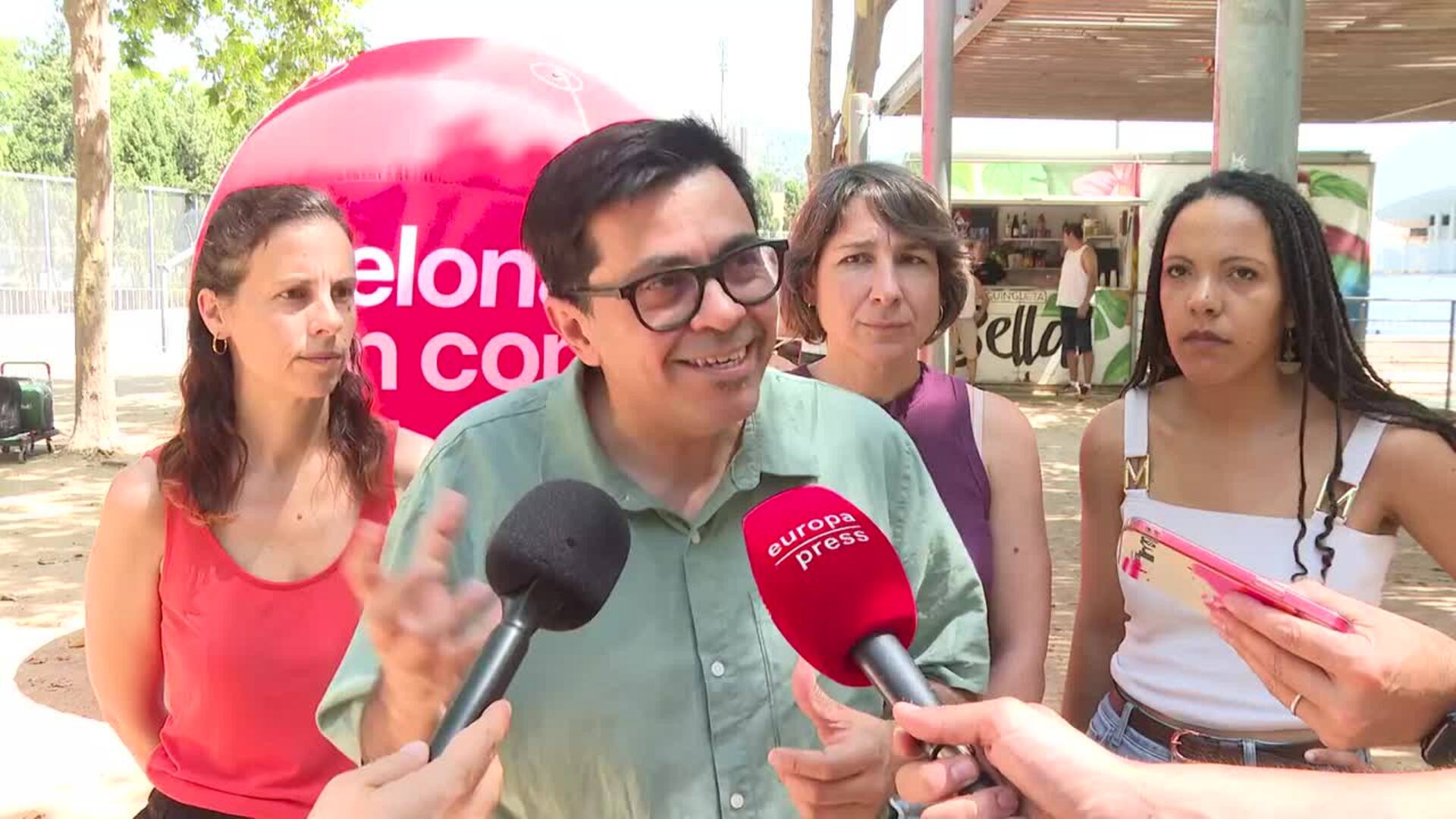 Pisarello (Comuns) afirma que no allanarán ningún gobierno a Feijóo con Vox