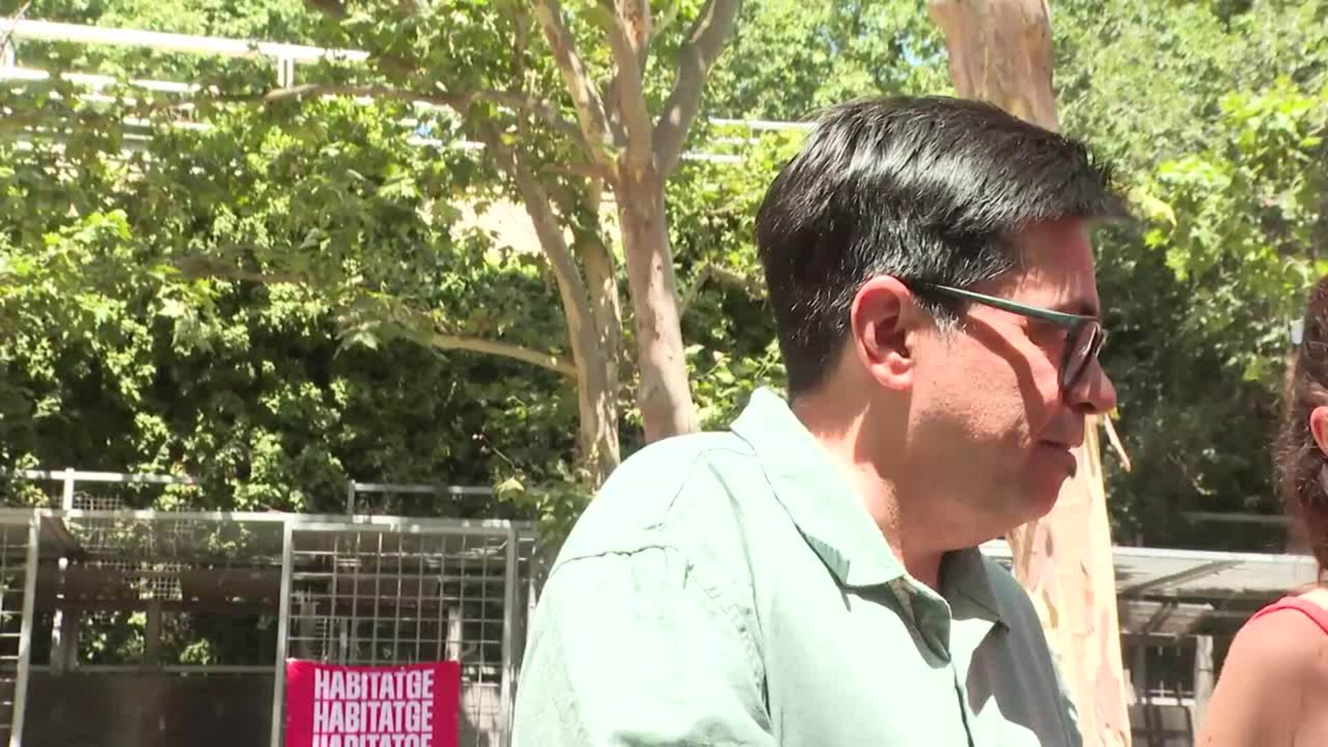 Portavoz de los Comuns y alcadable de BComú en Barcelona, Gerardo Pisarello, este domingo