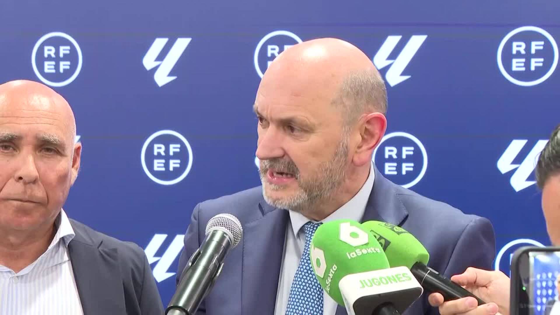 Louzán, sobre las invasiones de campo: "No podemos permitir que esto siga sucediendo"