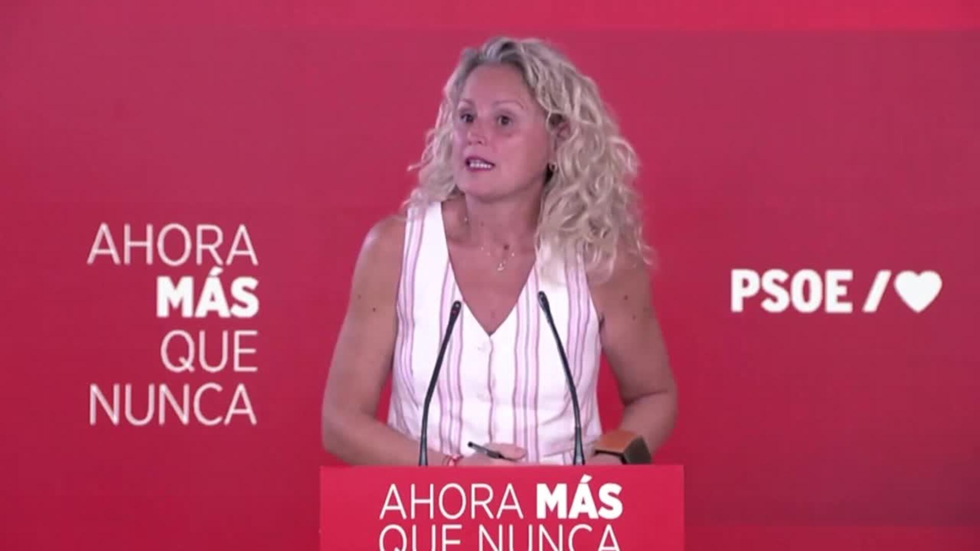 PSOE rechaza entrar en "dimes y diretes" sobre la candidatura de Enma López en Madrid