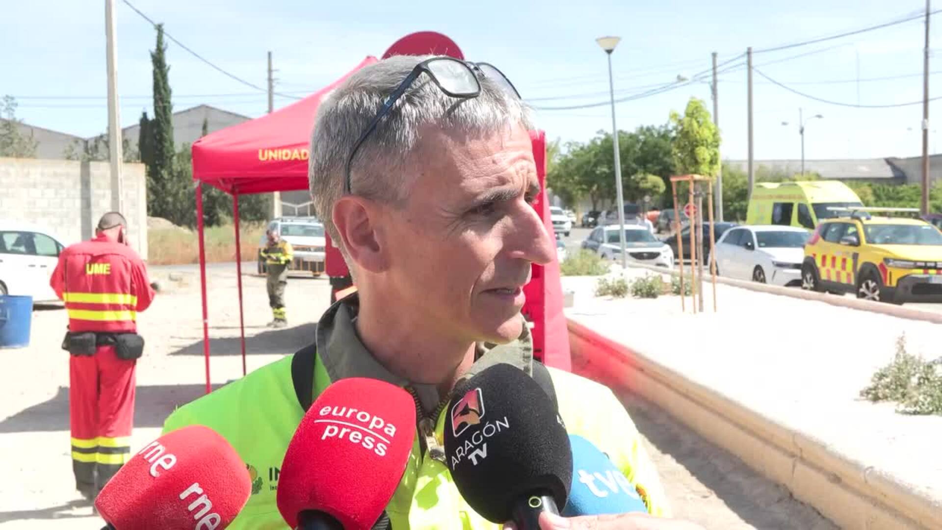 El incendio en Leciñena está "muy lejos" de estabilizarse: "Es muy dinámico"