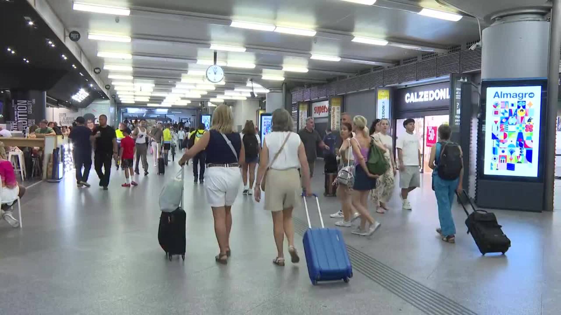 Arranca la 'operación salida' en la estación de tren de Atocha
