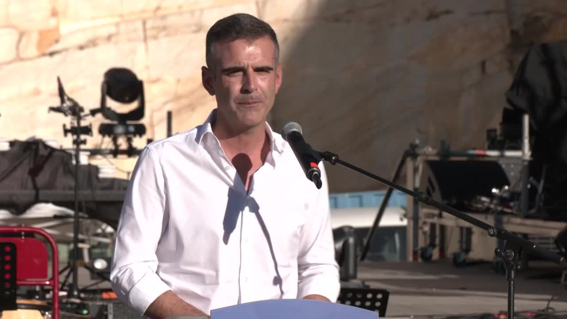 Fernández-Pacheco inaugura Parque Minero en Macael, "nuevo espacio turístico" ligado al mármol