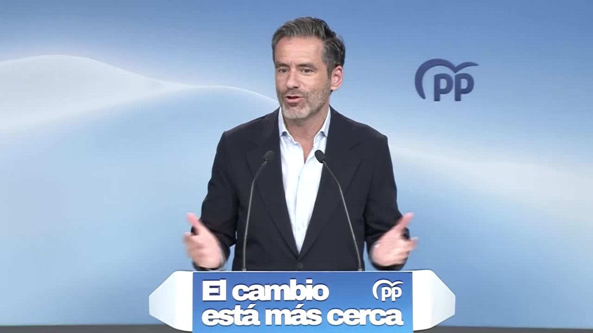 PP cree que los Presupuestos son una "pantomima" del Gobierno para usarlos de campaña electoral