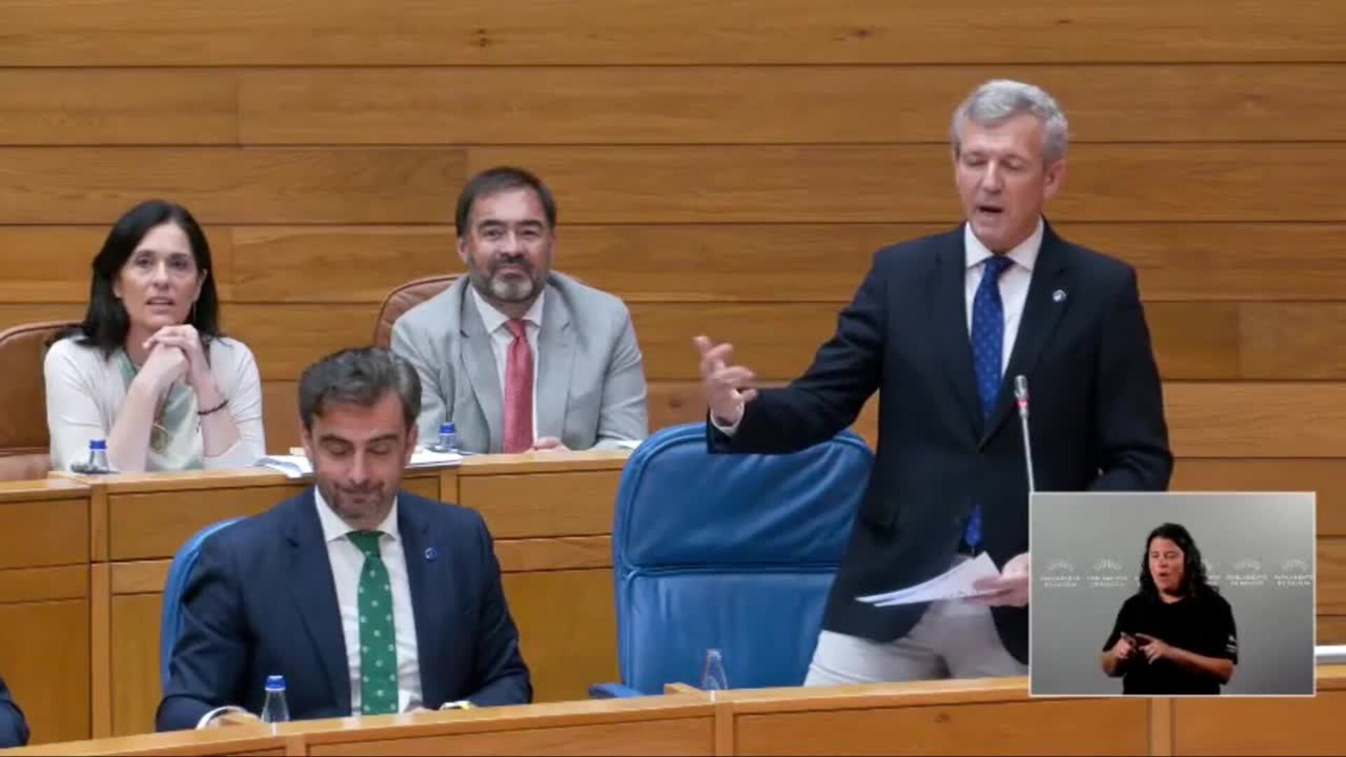 Cruce de acusaciones entre Rueda y la oposición por la AP-9, "estafa" frente a "traición"