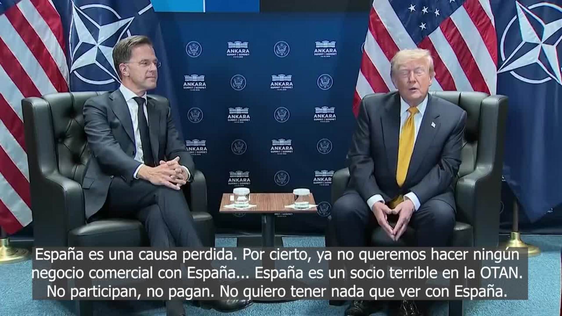 Trump detendrá completamente el comercio con España: "Es un socio terrible"