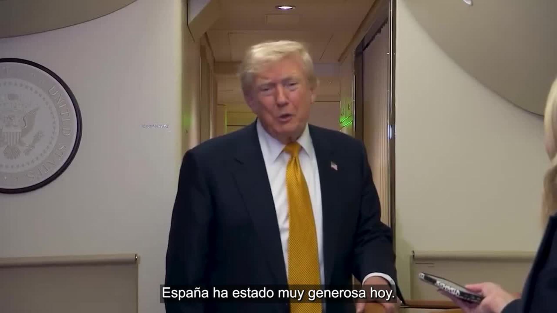 Donald Trump elogia a España horas después de amenazar con romper las relaciones comerciales