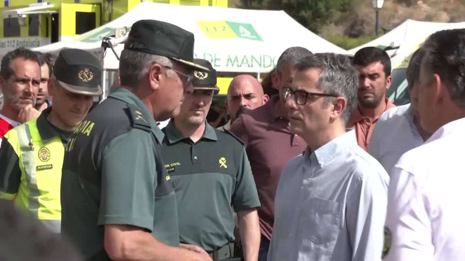 Detenidas dos personas por desobediencia en la evacuación del incendio de Los Gallardos