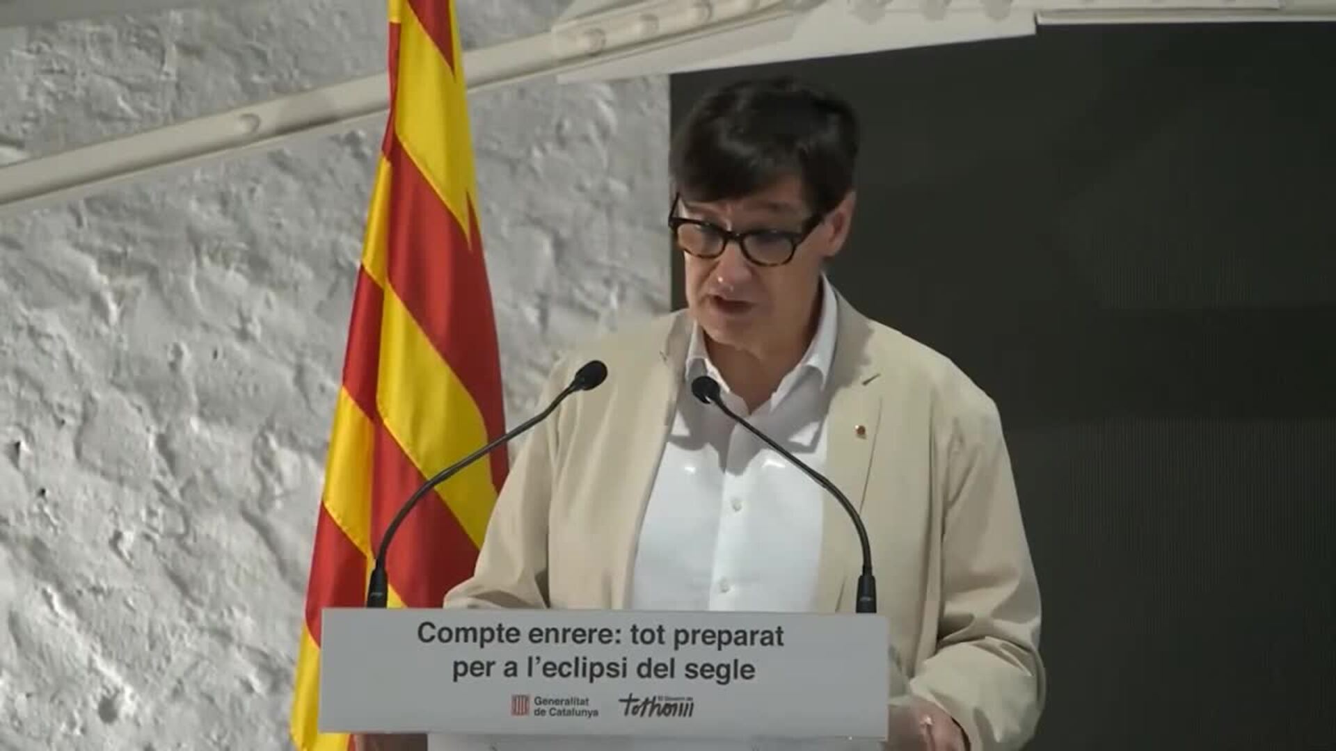 Illa destaca la oportunidad científica y económica del eclipse: "Lo tenemos todo preparado"