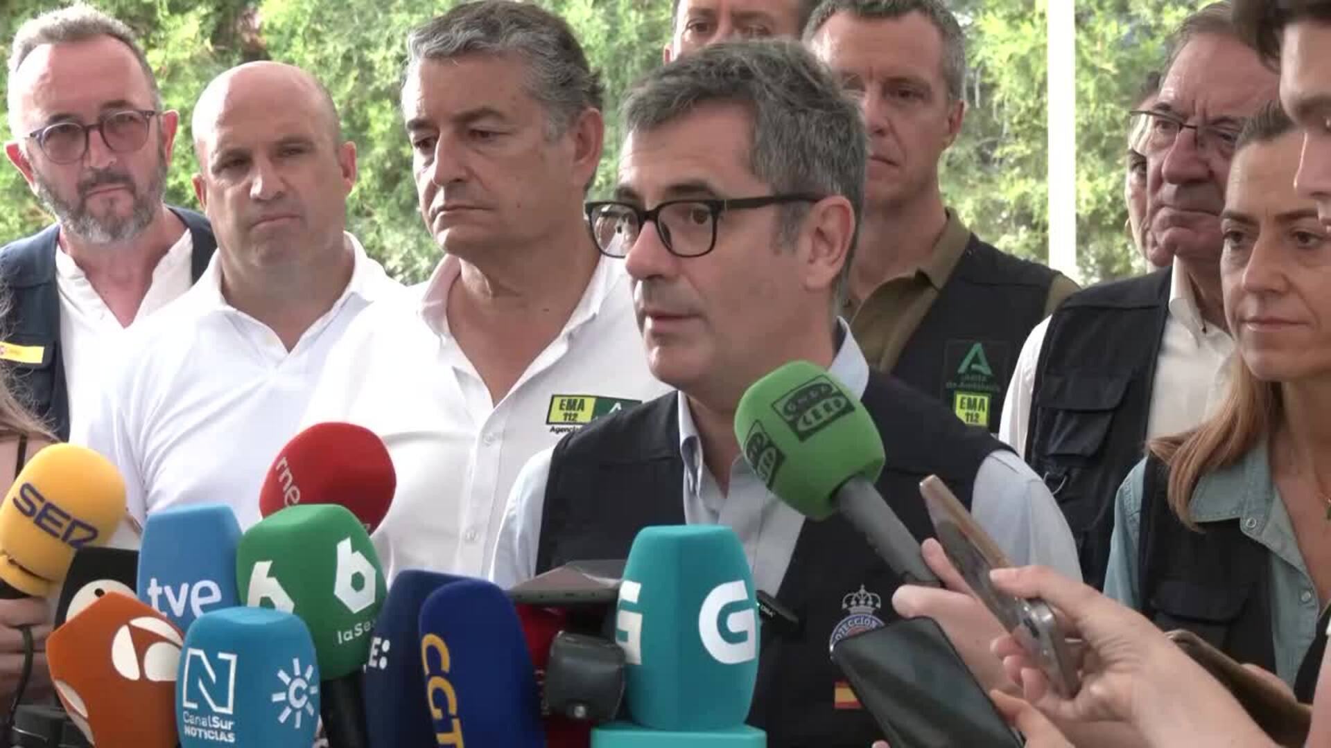 El incendio de Los Gallardos se estanca y da una "perspectiva favorable" para su estabilización