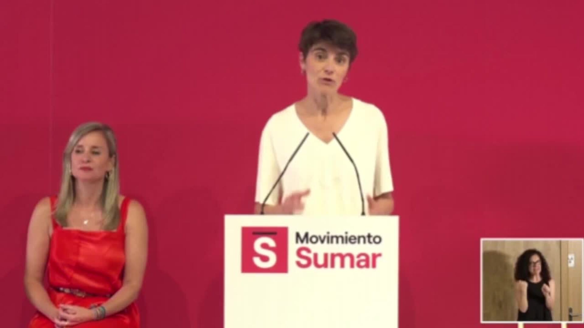 Verónica Barbero y Rosa Martínez, coordinadoras de Movimiento Sumar con un 95,92% de apoyo