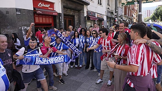 La afición alavesista toma Bilbao