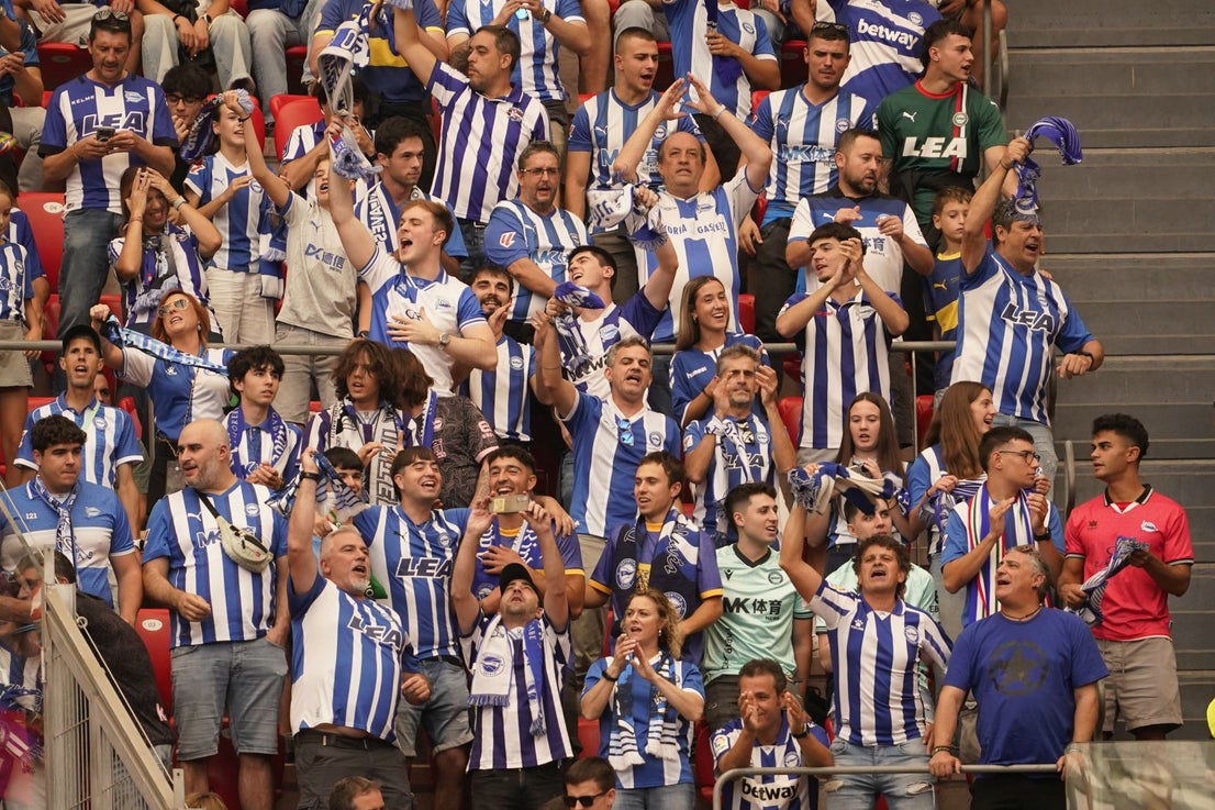 La afición alavesista toma Bilbao