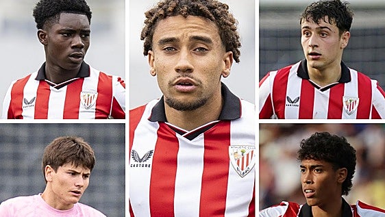 Los cinco canteranos del Athletic que iniciarán la pretemporada con Edin Terzic