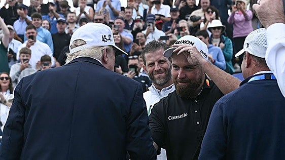 Rahm asiste al festival de Lowry, que recibe la felicitación de Trump en Doonbeg