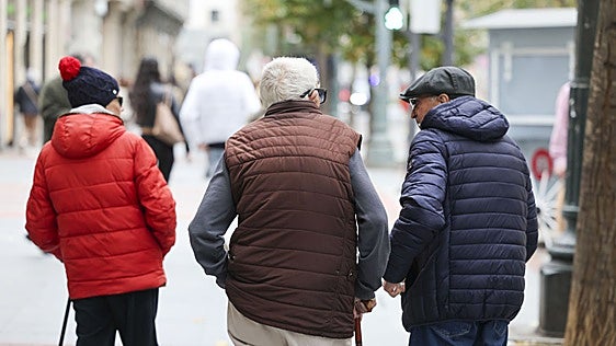 La pensión media en Euskadi se eleva en julio a los 1.683 euros, un 4,1% más que hace un año