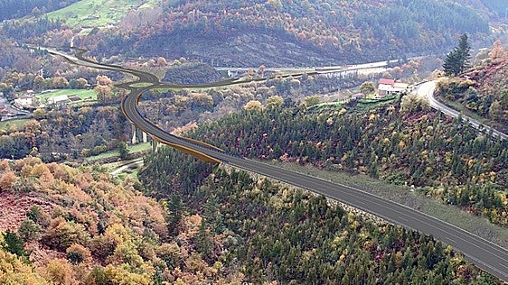 Tres colectivos de Las Encartaciones se oponen al viaducto de Malabrigo