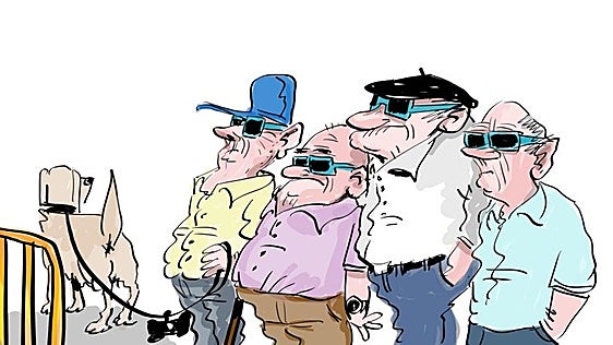La viñeta de Cerrajería sobre el eclipse solar y la reforma de General Álava