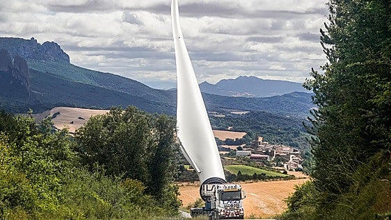 Vuelven los molinos gigantes a Euskadi 20 años después