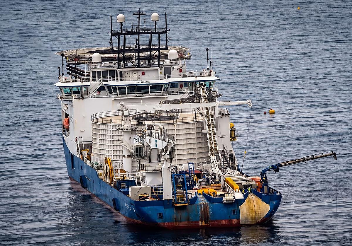 Comienza la instalación del cable eléctrico submarino entre España y Francia por el Golfo de Bizkaia
