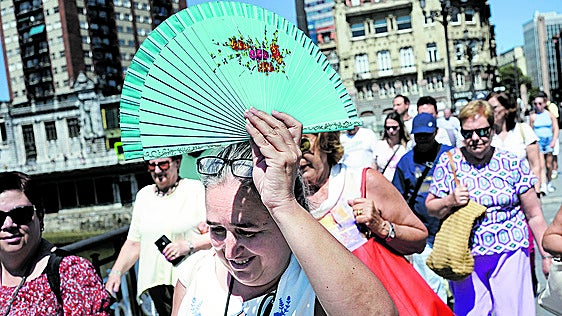Bizkaia sufre el julio más caluroso desde 1927: «En diez años nos reiremos de este calor»