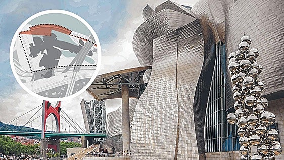 El Guggenheim admite que invade suelo público junto a la Ría y tramita su legalización