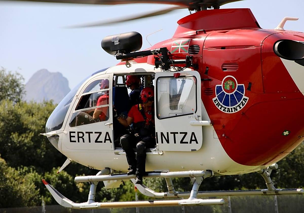 Herida muy grave una joven de 18 años tras sufrir una caída de unos 30 metros en el Anboto