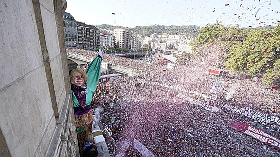 Revive el txupin de Aste Nagusia 2026 al completo