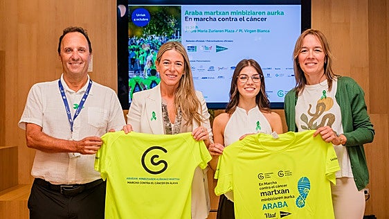 Seis nuevos casos de cáncer al día: Álava vuelve a salir a la calle para luchar contra la enfermedad