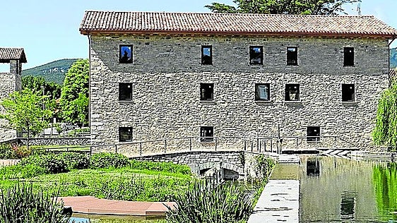 Iruña de Oca define el diseño del viejo molino de Nanclares