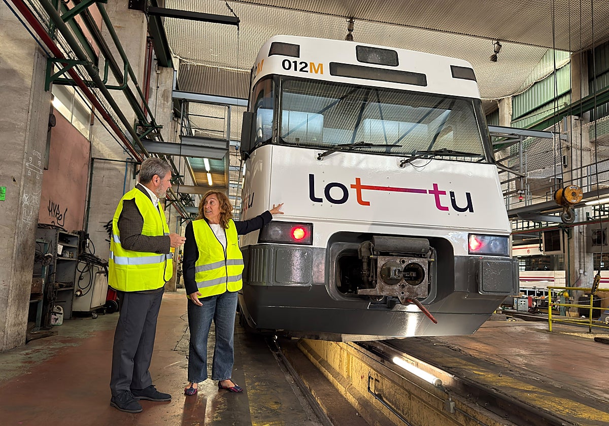 La primera unidad de Lottu, el nuevo Cercanías vasco, circula desde mañana entre Bilbao y Orduña