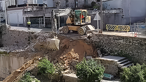 La construcción de 20 pisos en Plentzia deja atrás una «histórica» zona verde