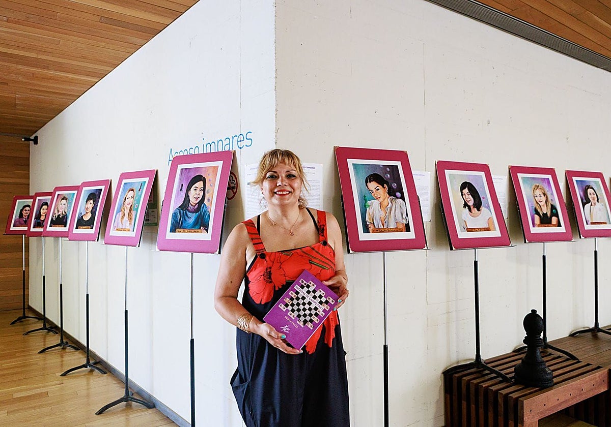 Poesía y pinturas en acuarela para cerrar las jornadas de ajedrez y arte en Balmaseda