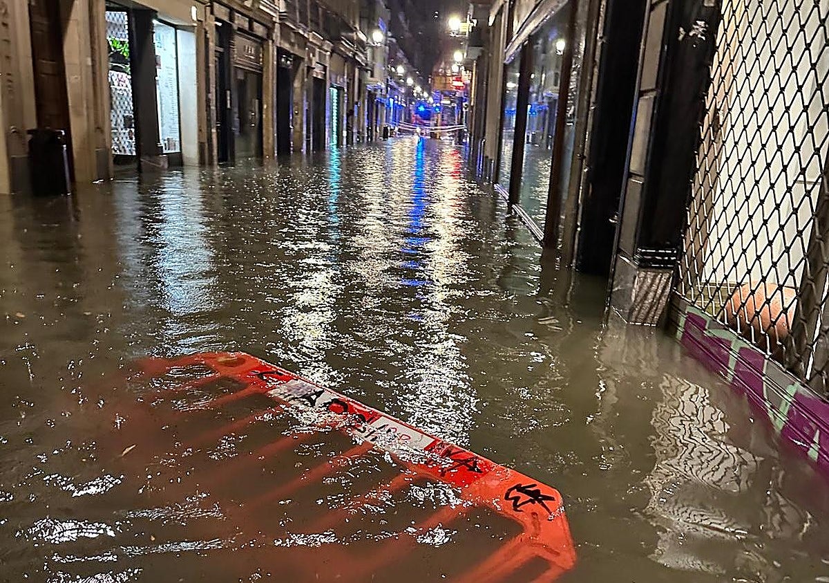 Los vídeos de la tromba de agua en Bilbao