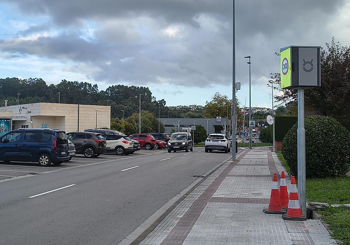 Berango instala su tercer radar de velocidad para mejorar la seguridad peatonal