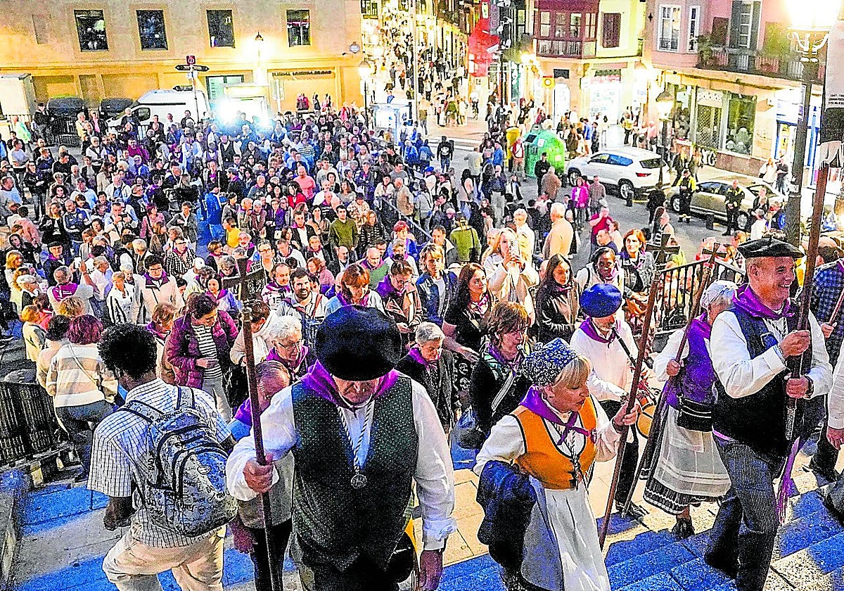 La subida más festiva por la Amatxu