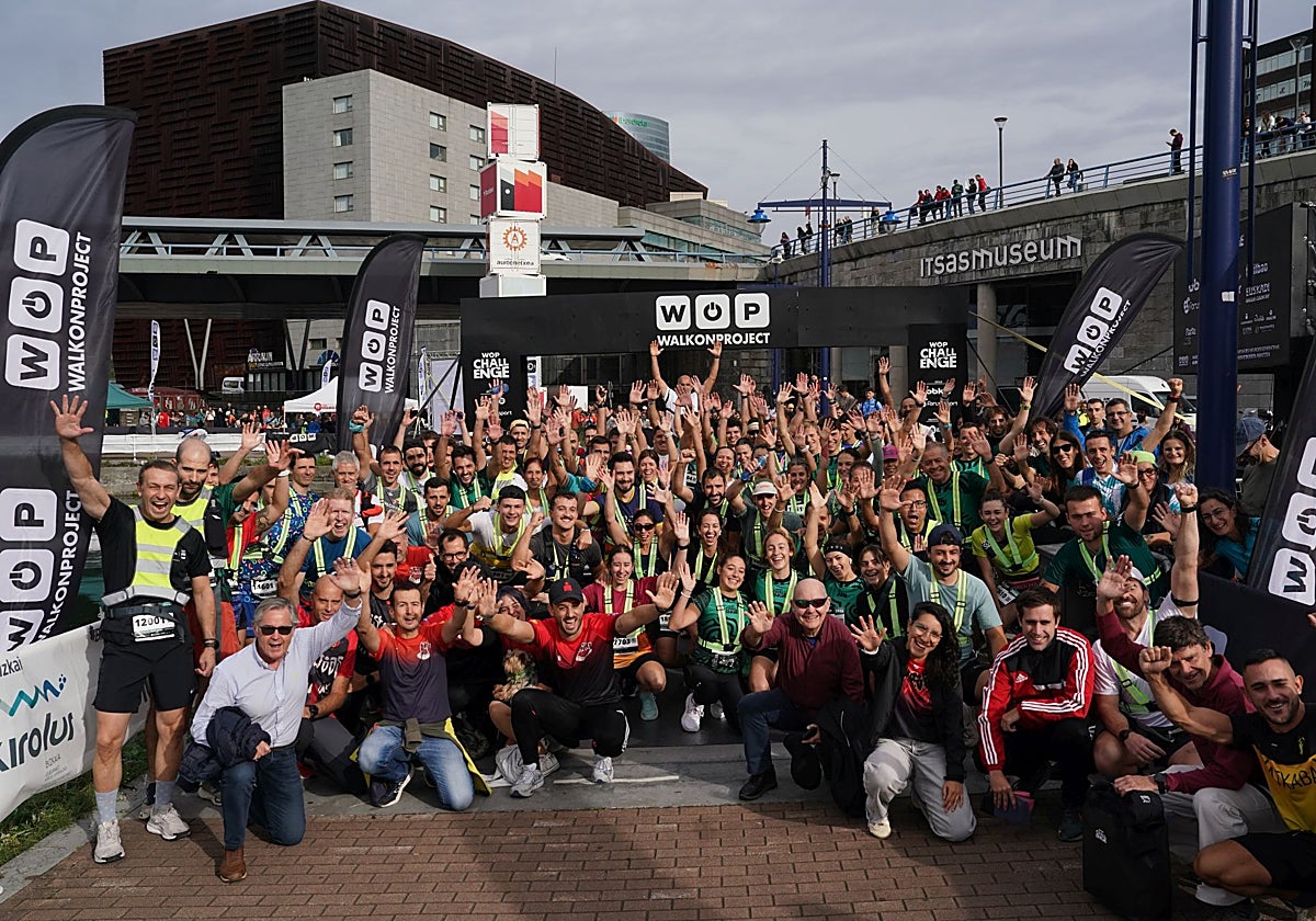 WOP y su espíritu solidario llenan Bilbao: del 'trail' al lanzamiento de patitos de goma a la Ría