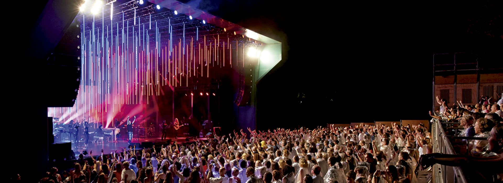 Concierto en el auditorium del Castillo de Perelada.