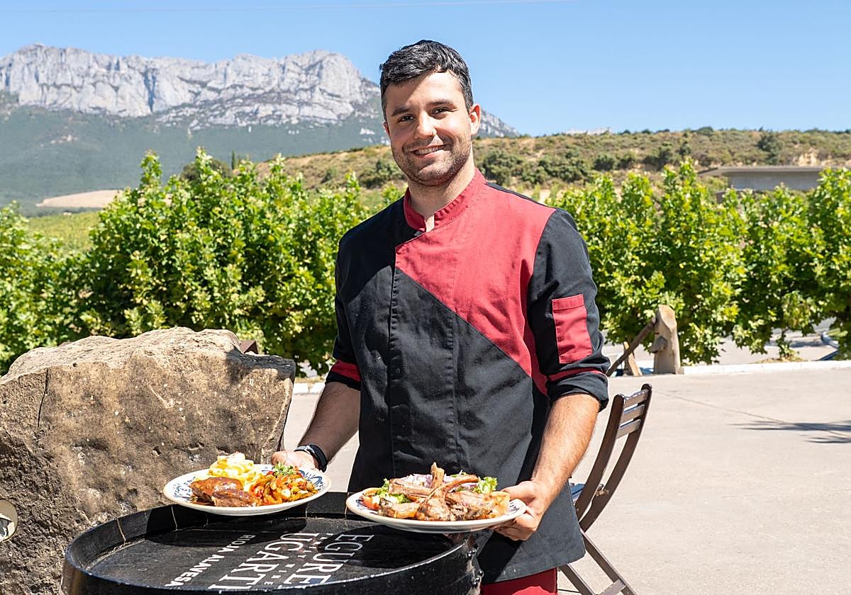 La cocina de uno de los pioneros en el enoturismo en Rioja Alavesa