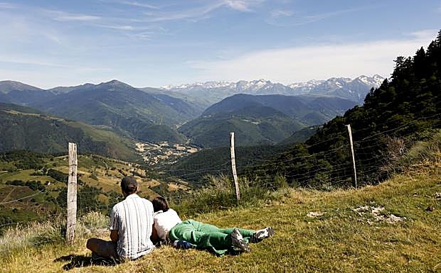 Panorámica desde el Col dÁspin.