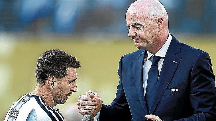 Infantino se llenó de balón