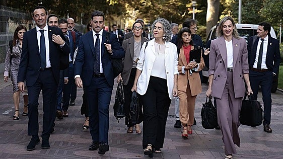 La tribuna de invitados del pleno, en imágenes