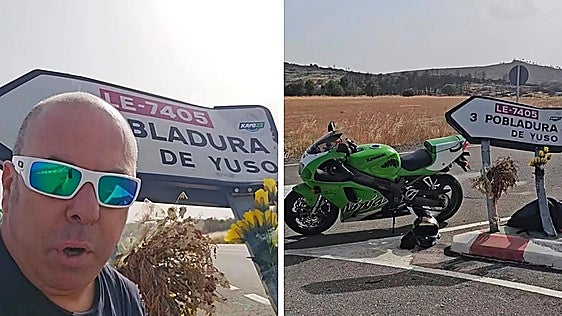 «Te voy a amar toda mi vida»: la emotiva despedida de un motero vizcaíno a su mujer un mes después de su muerte
