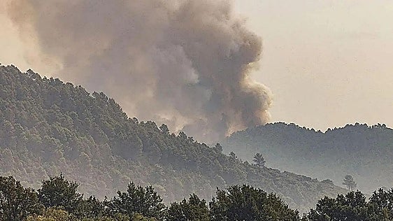 Fallece un militar de la UME al volcar un camión en el incendio de Riglos